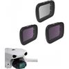 Tuvzylory Kit di filtri compatibile con drone DJI Lito X1, filtro per lenti in vetro ottico multistrato con cast di colore zero, per fotografia aerea e riprese all'aperto (CPL ND8 ND16)