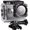 Generico Action Camera 4K impermeabile 30m Sport all'aria aperta Videocamera DV 1080P Full HD LCD Mini videocamera portatile con batterie ricaricabili 900mAh e kit di accessori di montaggio(Nero)