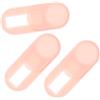 BELLIFFY Copertura Fotocamera Privacy per Telefono e Tablet 3 Pezzi Copri Telecamera in Plastica Abs Sicura e Comoda Colore Rosa