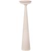Casablanca modernes Design Casablanca - Candelabro Rotonda in ferro - grigio - superficie stropicciata - altezza 64 cm x diametro 21 cm