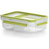 Emsa Porta Yogurt, Trasparente/Verde Chiaro, 19.5 x 13.5 x 5.8 cm