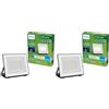 Philips Lois, Proiettore da esterno UltraEfficien, 14 W, 5000 K, Antracite (Confezione da 2)