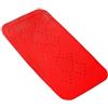 SPIRELLA - Tappeto per Vasca in Schiuma PVC Modello Alaska - Tappeto da Bagno Antiscivolo con Ventose + Fori di Drenaggio Antimuffa - Rosso - 71 X 36 cm