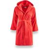 Bassetti Accappatoio Bambini spugna 100% cotone con cappuccio tasche e cintura grammatura 360gr (7/9 Anni, 3-Papavero)