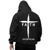 BIKETAFUWY Felpa con cappuccio da uomo, a maniche lunghe, con cappuccio, da uomo, stampa a croce, tema Jesus Hoodie Oversize, maglioni, gilet e felpe leggeri, maglione autunno inverno caldo, felpa sportiva