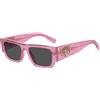 Chiara Feragni Chiara Ferragni Cfc Cf 7013/s QR0/IR PINK GLITTER Sunglasses Unisex Polycarbonate, Standard, 53