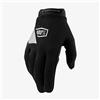 100% 100 Percent Uomo Ridecamp Womens Glove Black - Md Guanti per occasioni speciali Not Applicable, Nero, Mediano