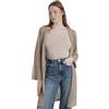 ADMAS Giacca da donna all'uncinetto, cammello, S/M