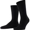 FALKE Nelson M So lana tinta unita 1 paio, Calzini Uomo, Verde Emerald 7437, 39-42
