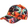 Hip Hop Honour Berretto NY Squalo Orange Fuoco, berretto Shark Streetwear Ocean Wild, taglia unica, arancione