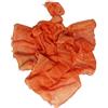 KIKKA MIA Mia - 100% COTONE FIAMMATO - Sciarpa Da Donna Made In Italy - Foulard Elegante Accessorio Sciarpa Di Alta Qualità Prodotta In Italia - TINTA UNITA (ARANCIO)