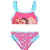 Disney Principesse Bikini per Ragazze, Raperonzolo Ariel e Belle Design Costume da Bagno Due Pezzi per Bambina, Taglia 3 Anni | Blu