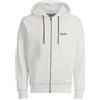 JACK & JONES Jorpall Sweat Zip Hood Bmuss25 Bmuss25-Felpa con Cappuccio e Cerniera, Ballerino di Nuvola, L Uomo