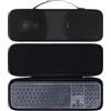 Peyyargo Custodia per Logitech MX Keys S/Keys/Keys Plus Tastiera (Nero) | Tastiera Custodia, Custodia Rigida Eva, Astuccio rigido portatile, Caso protettiva con maniglia di trasporto, Per viaggi