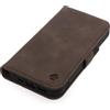 Porter Riley - Custodia in pelle compatibile con Google Pixel 10a. Custodia/Portafoglio/Cover premium in vera pelle con supporto (Marrone cioccolato)