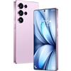 COTSRGT Smartphone S24 Ultra, 16 GB E 1 TB, Batteria Da 8000 MAh, Android 14, Fotocamera Da 72 MP 108 MP, Telefono Cellulare Da Esterno Sbloccato Da 7,3 Pollici, Slot Per 3 Schede 5G NFC,Pink-7.3 Inch