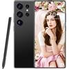 COTSRGT Smartphone S25 Ultra Sbloccato 5G, Display HD Da 7,3, 16GB 1TB, Doppia SIM, Fotocamera Da 72 MP 108 MP, Sistema Operativo Android 14, Supporta WIFI/Bluetooth/GPS/Face ID,Black-7.3 Inch