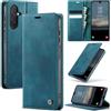 Teeirllim Cover per Samsung Galaxy A26 5G, Premium PU Wallet Libro Carta Fessura Portafoglio, Magnetica Antiurto Flip Pelle Cavalletto Custodia Supporto Cover per Samsung A26 6.7 inch, Blu verde