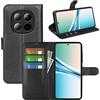 JIUNINE Cover per XIAOMI Redmi Note 15 5G / 4G / Poco M8 5G, Custodia Portafoglio Libro in Pelle Sintetica Antiurto Cover Flip Case con, Carta Fessura, Supporto Stand, Fibbia Magnetica, Nero
