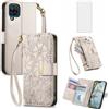 Asuwish Custodia a portafoglio per Samsung Galaxy M53 5G con pellicola protettiva in vetro temperato e slot per carte di credito supporto con cerniera flip cinturino da polso accessori per celle