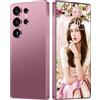 COTSRGT Smartphone S25 Ultra 5G/4G Android 14 Sbloccato, 16GB 1TB, Schermo HD Da 7,3'', Fotocamera Da 72MP 108MP, Telefono Cellulare Dual SIM 0, Telefoni Cellulari Con Penna Integrata,Rose Glod-7.3 In