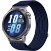 GIOPUEY Cinturini Compatibile con Coros Pace 4/Pace3/APEX 4 42mm/Apex PRO, Cinturino in Morbido Nylon Intrecciato [Unisex] [Traspirante] - Darkblue