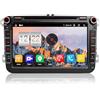 QIIKEN Autoradio Android 13 4G + 64G 8 con GPS per VW T5 Golf 5 6 Polo Sharan Seat Passat Tiguan, radio doppio DIN schermo IPS con CarPlay Android Auto Bluetooth PDC RDS fotocamera CD