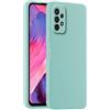 HULLIN Custodia per Telefono in Silicone Colorato, Adatta per Samsung Galaxy A23 5G (6.6) - Ciano chiaro