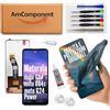 AmComponent - display di ricambio per MOTOROLA MOTO G04 XT2421 / G04S / G24 POWER schermo LCD | Componente di ricambio con luminosità intensa e risposta al tocco reattiva