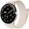 PinnWaa Cinturino Sport Loop in Nylon Compatibile con Google Pixel Watch 4/3 45mm, Morbido Traspirante con Chiusura a Strappo, Cinturino per Uomo Donna per Google Pixel Watch 4/3 45mm - Starlight