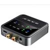 fesoklaf Bluetooth aptX 5.4 Trasmettitore Ricevitore Audio 3.5MM AUX RCA aptX-Adaptive AD/HD/LL AAC Multipoint HiFi Adattatore Microfono Supporto Due Cuffie Bluetooth Per TV Car Audio