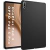 GIOPUEY Cover per OnePlus Pad 4 13.2, Guscio posteriore in TPU morbido, Ultra-sottile, Anti-vibrazione e anti-scivolo - Nero