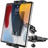 woleyi Supporto per tablet per auto con fessura CD, braccio di prolunga in metallo, scomparto CD, supporto per tablet anteriore con braccio regolabile per tablet e cellulari, iPad Pro Air Mini, Galaxy