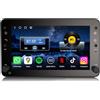 Erisin 7 pollici 8-Core 4GB+64GB Android 14 Autoradio 1 Din GPS Navigator per Alfa Romeo 159 Sportwagon Spider Brera Supporta CarPlay Android Auto DSP DAB+ WiFi Bluetooth USB RDS FM OBD2 Canbus