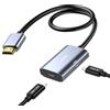 Maqze Adattatore da HDMI 2.1 a USB-C 8K a 30Hz, PD 65W, 0,5 m, per PS5 | 8K@30Hz 4K@144Hz, guscio in alluminio, per Xreal, Air Pro, RayNeo, Rokid, Switch, Xbox, PS4/5, monitor portatili