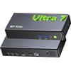 GMKtec K13 Mini PC Intel Ultra 7 256V (8C/8T fino a 4,8 GHz) K13 Micro PC con 16GB DDR5 8533MT/s 512GB PCIe 4.0 SSD, Mini Gaming PC con Grafica Intel Arc 140V | 5G LAN | 2*USB 4.0 | Alimentazione PD
