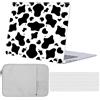 FFBOFFC Custodia Compatibile per MacBook Neo da 13 pollici Modello 2026 (A3404) con chip A18 Pro, Plastica Rigida Protettiva Cover & Tastiera Cover & Borsa, Stampa mucca