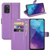 Fertuo Cover per ZTE Blade V30 Vita, Custodia Portafoglio Cover a Libro in Pelle Flip Case con Silicone Bumper, Fibbia Magnetica, Porta Carte, Kickstand, per ZTE Blade V30 Vita, Viola