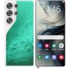 COTSRGT Smartphone S26 Ultra 5G/4G Android 14 Sbloccato, 16GB RAM 1TB ROM, Schermo HD Da 7,3'', 72MP 108MP, Telefono Cellulare Dual SIM 0, Telefoni Cellulari Con Penna Integrata,Green-7.3 Inch