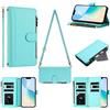 Tivenfezk Crossbody Portafoglio Cerniera Custodia per Xiaomi Redmi Note 11 Pro,con 9 Slot per Schede Borsa con Spallina Tasca Magnetico PU Pelle Flip Collo Cordino Cover