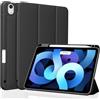 Figair Custodia Protettiva per iPad Air 11 Pollici M4/M3/M2 (2026/2025/2024) e iPad Air 5ª/4ª Generazione 10,9 Pollici (2022/2020), Attiva/Sospensione Automatica, Retro Flessibile TPU Morbido, Nero