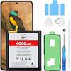 Beefix Batteria per Samsung Galaxy S21, 4000 mAh alta capacità