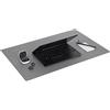 Bigso Box of Sweden ANNIE Tappetino Mouse - Elegante Sottomano Scrivania in Fibra di Legno e Carta - Mouse Pad Protettivo per Scrivania e Superfici - Grigio