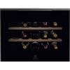 Electrolux Serie 800 KBW6H Cantinetta Vino da Incasso 15 Bottiglie Classe F Cellar PRO 5 Altezza 45 cm Estetica Pure Black Nero in vetro