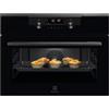 Electrolux Serie 500 SteamBake KVDDP46WH Forno da Incasso Multifunzione Elettrico 60 cm Pirolitico Vapore Classe A+ compatto Altezza 45 cm Wi-Fi Estetica Intuit Pure black