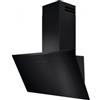 Electrolux Serie 900 KFV829K Cappa a Parete 90 cm AutoSense AuroraTech Hob2Hood Wi-Fi Estetica acciaio nero con pannello in vetro nero glossy