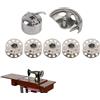 Milltrip Set Navetta per Macchina Cucire Vintage, 5 Pezzi per Casa