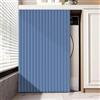 Single tree forest Tende Antipolvere Facili da installare con binari autoadesivi, Adatte per armadi, lavatrici e cucine-Dark Blue- W80cmxH180cm