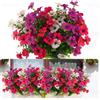 msymsyu Fiori artificiali di eucalipto viola, 36 cm, 7 mazzi, piante artificiali per feste di nozze, decorazione per interni ed esterni, fiori artificiali (magenta, viola, bianco)
