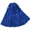 AebDerp 100 nappe da 13 cm, fatte a mano, morbide, setose, per decorare segnalibri in resina fai da te, creazione di gioielli, chiavi, orecchini per ragazze, portachiavi, berretto di laurea, cucito su nastri